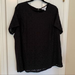 Beautiful Lacy Black Top